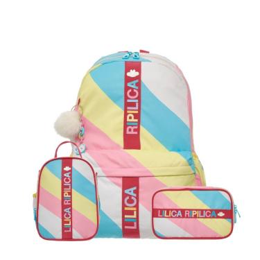 Imagem de Mochila Costas Lancheira Estojo Box Lilica Ripilica Vibrant