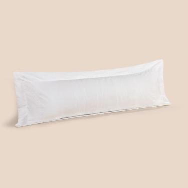 Imagem de Fronha Body Pillow 40cm x 1,30m  Altenburg Haus Sereno Branco