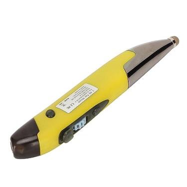 Imagem de Mouse Com Caneta Sem Fio Portátil de Modo Duplo para Laptop PC (Amarelo)