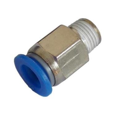 Imagem de Conexão Pneumática Reta Macho 6 mm Rosca 1/8 NPT - 000266