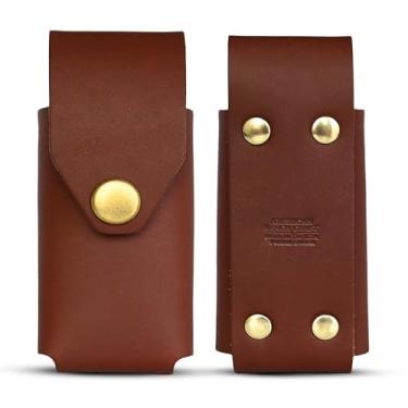 Imagem de American Bench Craft Estojo multiferramentas de couro rebitado serve para Leatherman MUT - bainha de couro (marrom)