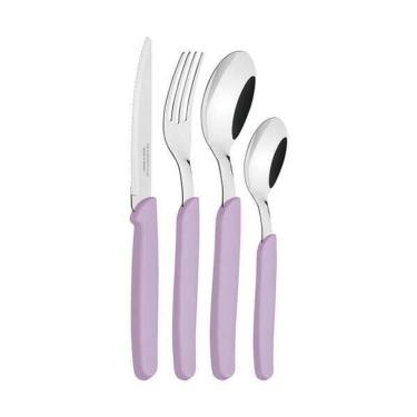 Imagem de Faqueiro Tramontina Carmel 24 Peças Púpura Claro