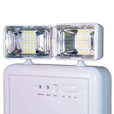 Imagem de Luminaria De Emergencia 2 Farois Recarregavel