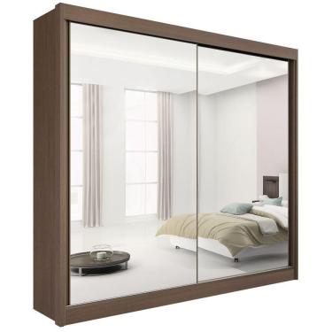 Imagem de Guarda Roupa Las Vegas Castanho 2 Portas 6 Gavetas D?doro