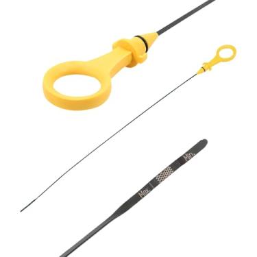 Imagem de HQRNYP Vareta de óleo do motor, substituição da vareta de óleo, indicador de nível de fluido automotivo, peça do bastão de mergulho, acessórios de carro compatíveis com Audi A4 A5 Quattro com motor