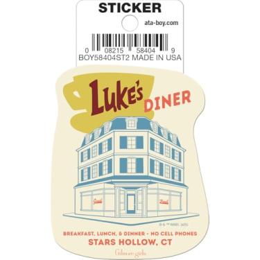 Imagem de Ata-Boy Adesivo Gilmore Girls Luke's Diner Building Die Cut 7,6 cm