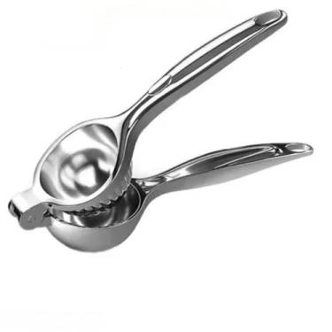 Imagem de Espremedor De Limão Espremer Manual 20cm Limões De Aço Inoxidável Metal Multiuso