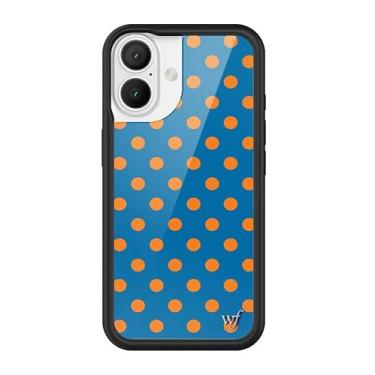 Imagem de Wildflower Capas - Compatível com iPhone 16 | Amortecedor preto protetor, certificado de teste de queda de 1,2 m, pequenas empresas de propriedade feminina | Pontos pontilhados clássicos da moda fofos