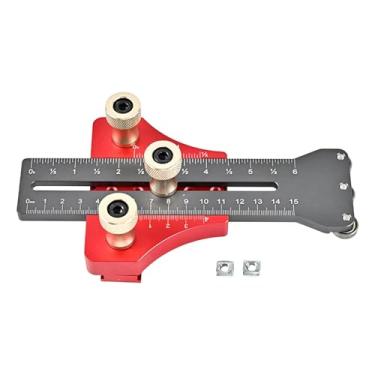 Imagem de Ｂｅｓｇａ Guia de gabarito para serra de mesa, acessório guia para cortes finos e rápidos, guias de rolos invertidos estendidas, Cinza