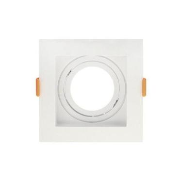 Imagem de Spot Recuado De Embutir Quadrado Móvel Mr16 Branco Taschibra