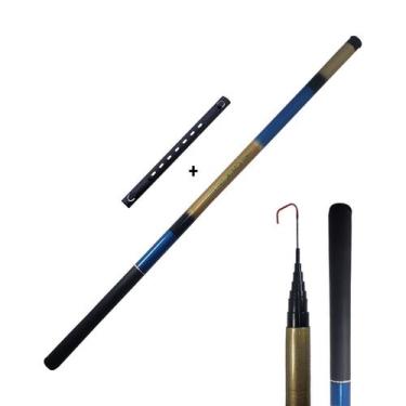 Imagem de Vara de Pesca 100% Fibra de Vidro 6,3m de Mão Telescópica - Cmik