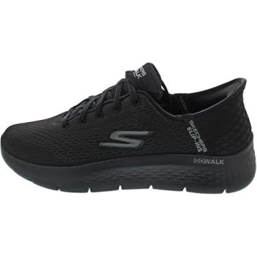 Imagem de Skechers Tênis masculino Go Walk Flex New World, Preto/preto, 13