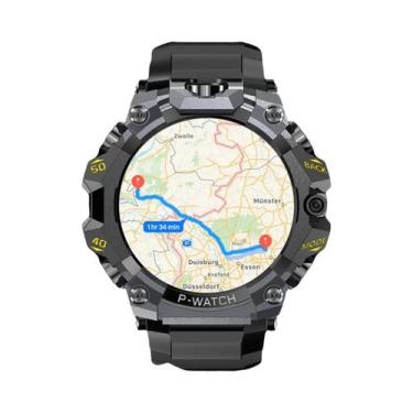 Imagem de Smartwatch Android 4G LTE À Prova D'Água IP68 Com Câmera Dupla De 800W