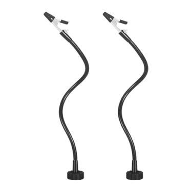 Imagem de MotiveTech Conjunto de 2 Braços Flexíveis de Metal para Soldagem, Suportes para Placas de Circuito Impresso (PCB), Ferramentas Auxiliares para Eletrônica,