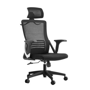 Imagem de Cadeira Ergonômica Giratória com Encosto de Cabeça – Escritório Home Office NANAH