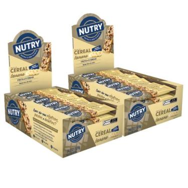 Imagem de 2x Barra de Cereais Nutry Banana 24 Unidades 22g, Banana