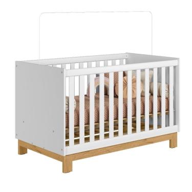 Imagem de Berço - 2 em 1 com Colchão e Suporte para Mosquiteiro - Qmovi