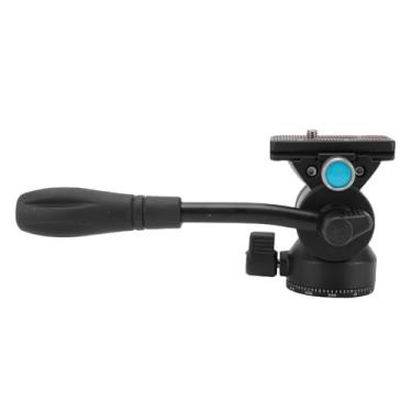 Imagem de Acouto Tripé de Vídeo Cabeça Liga Alumínio Leve Pan Tilt Cabeça para Câmera Telefone Panorama Fotografia