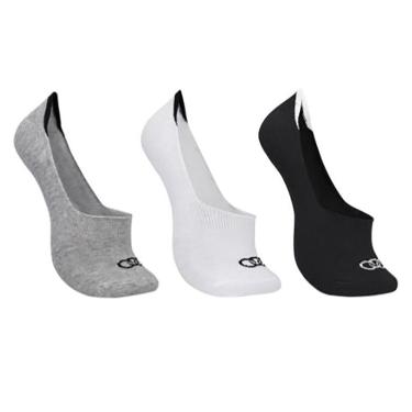 Imagem de Kit Meia Olympikus Ultra Invisível Adulto