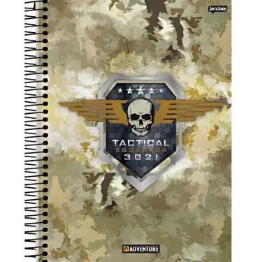 Imagem de Caderno Espiral Capa Dura Universitário 1 Matéria Adventure 80 Folhas Jandaia Estampa 3