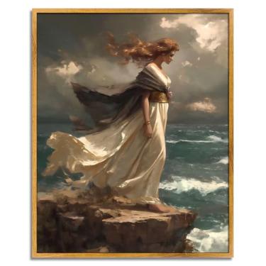 Imagem de Arte de mulher vitoriana impressões sombrias da academia pôsteres vitorianos temperamentais pintura feminina francesa impressões vintage imagens estéticas antigas arte de parede senhora elegante