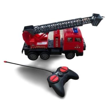 Imagem de Brinquedo Caminhão de Bombeiro Controle Remoto 27MHz - DDG