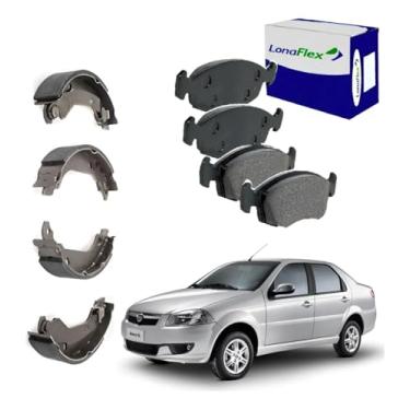 Imagem de Pastilha + Sapata De Freio Siena 1.4 2009 2010 2011 2012