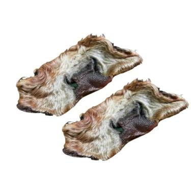 Imagem de Focinho Bovino Pequeno 2 uni Mastigável Natural para Cães Lecker Petiscos