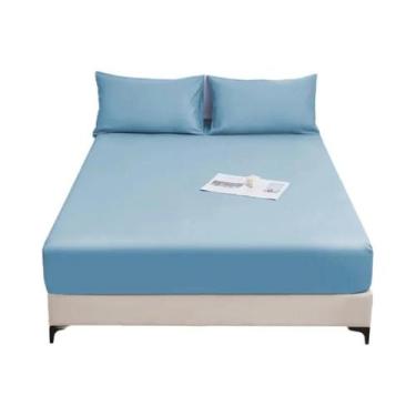 Imagem de Protetor De Colchão Impermeável Com Elástico Ajustável Lavável Confort