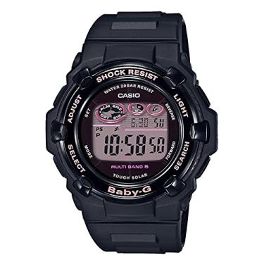Imagem de Casio] Relógio Baby-G Radio Solar 2021 modelo BGR-3000UCB-1JF feminino preto