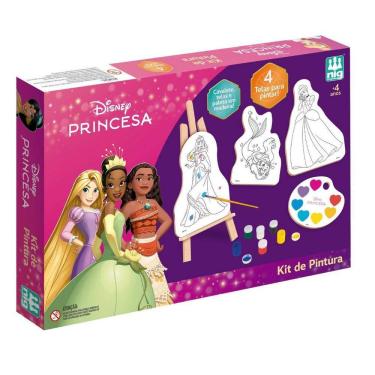 Imagem de Kit De Pintura Disney Princesas 4100 - Nig Brinquedos