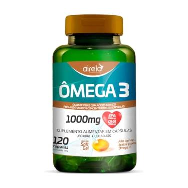 Imagem de Suplemento Alimentar Airela Ômega 3 1000mg EPA + DHA 120 Cápsulas