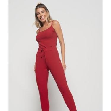 Imagem de Calça Jogger Salvatore Fashion Comfy Malha Canelada Feminina-Feminino