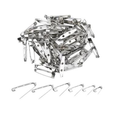 Imagem de Alfinetes De Segurança Prata Verde Dourado 15-40mm, Clips De Base Para