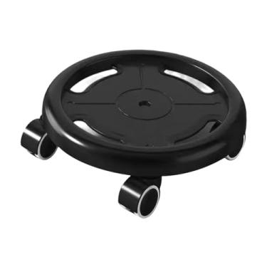 Imagem de menolana Disco de rolo abdominal, placa de roda muscular abdominal, rolos abdominais com quatro rodas deslizantes para exercícios, Preto