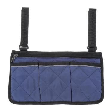 Imagem de Bolsa para reposabrazos de silla de playa PATIKIL impermeable azul ver