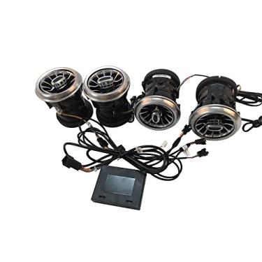 Imagem de Luzes LED para interior do carro, luz ambiente de saída de ar, kit de lâmpada de atmosfera RGB para Je E-p JK Wrangler 2011-2017, J368