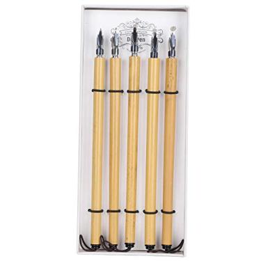 Imagem de Acouto Conjunto de Caligrafia 5 Unidades Dip Manga Caligrafia Em Caixa Desenho Vintage Pintura Material Escolar Canetas Dip Nib - Artes, Artesanato e Costura/pintura, Desenho e Suprimentos//