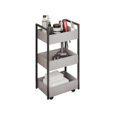 Imagem de Carrinho Multiuso Fruteira Laís - Ssx Multicoisas Grafite