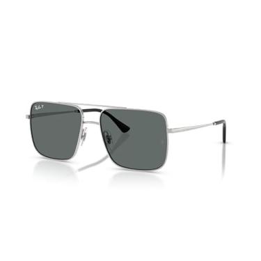 Imagem de Óculos de Sol Ray-Ban Polarizado Ari 0RB3758 003/81 Tam 56 / Prata - Lentes Cinza