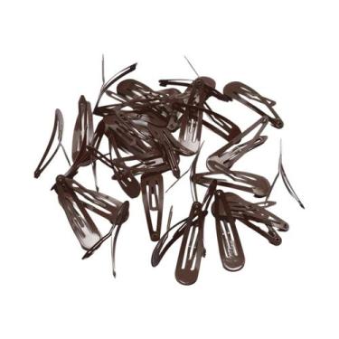 Imagem de Grampo De Cabelo Colorido Em Ferro 50pcs Forma De Gota d'Água Clips De