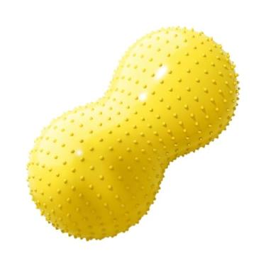 Imagem de predolo Bola de Ginástica em Formato de Amendoim, Bola de Equilíbrio em Formato de Amendoim para Fortalecimento do Core, para Crianças, Meninas, Meninos, Amarelo