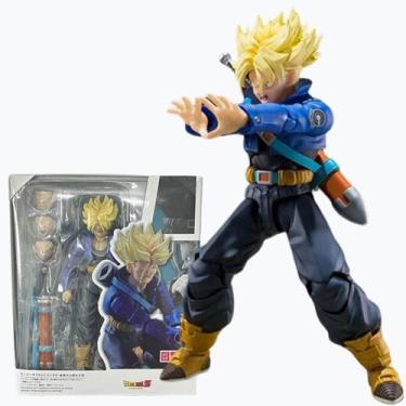 Imagem de Boneco Trunks 15cm articulado com acessorios Action Figure - Genérica