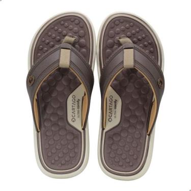 Imagem de Chinelo Cartago 12575 Dubai Bege/Marrom, M, Bege, Marrom, Castor, 40