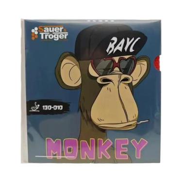 Imagem de Borracha De Tênis De Mesa Anti-Spin Sauer Troger Monkey OX Long Pips I