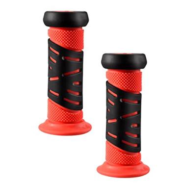 Imagem de Lljsszr Manoplas de Bicicleta Infantis Antiderrapantes de Borracha, Leves E Ideais para Meninas E Meninos, Vermelho