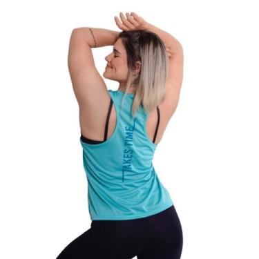 Imagem de Regata Feminina Dry Furadinho Fitness Academia Treino - FRV Moda Fitne