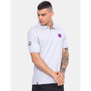 Imagem de Camisa Polo NBA LA Lakers Rubber Logo Masculina-Masculino
