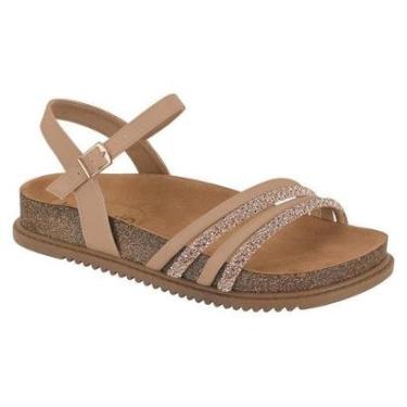 Imagem de SANDALIA FEMININA BEIRA RIO CONFORTO COM STRASS - 8523118-Feminino