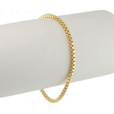 Imagem de Pulseira Feminina Veneziana 2.4 19 Cm Ouro 18k 750. Garantia - JOIE JO